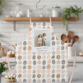 Trendy Pastel Easter Photo Apron | Personalized エプロン