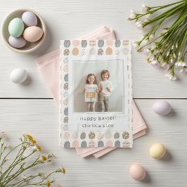Trendy Pastel Easter Photo Kitchen Towel | Persona キッチンタオル