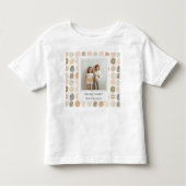 Trendy Pastel Easter Photo  | Personalized トドラーTシャツ (正面)
