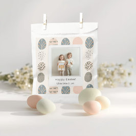 Trendy Pastel Easter Photo | Personalized フェイバーバッグ