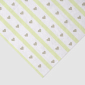Trendy pastel heart pattern Green gift wrapping  薄葉紙 (詳細)
