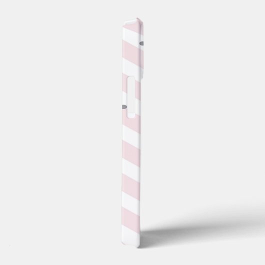 Trendy Pastel Pink Chevron Dotty Personalised Case-Mate iPhoneケース (裏面 / 右)