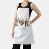 Trendy Personalized Photo MOM Heart Apron エプロン (インサイチュ)