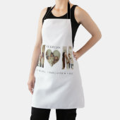 Trendy Personalized Photo WE LOVE YOU Mom Apron エプロン (インサイチュ)
