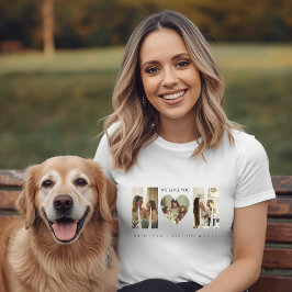 Trendy Personalized Photo WE LOVE YOU Mom T-Shirt Tシャツ