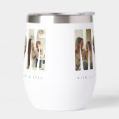 Trendy Personalized Photo WE LOVE YOU Mom Tumbler (左面)