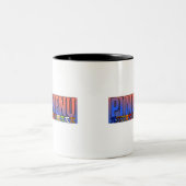 Trendy Pi Menu Coffee Mug – Funny Math Humor Gift  ツートーンマグカップ (中央)