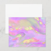 Trendy pretty colorful abstract waves (正面/裏面)