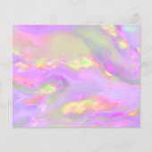 Trendy pretty colorful abstract waves (正面)