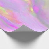 Trendy pretty colorful abstract waves ラッピングペーパー (角)