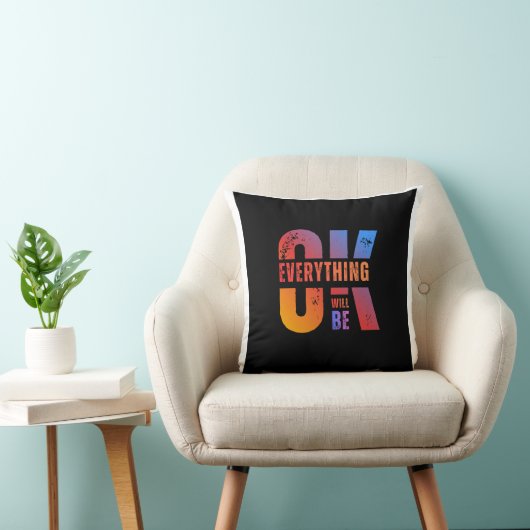 Trendy Printed Throw Pillow for Home and Office クッション (椅子)