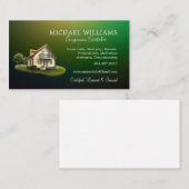 Trendy Professional House Caregiver Services Busin 名刺 (正面/裏面)