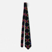 Trendy Rainbow Double Helix DNA Necktie  ネクタイ (裏面)