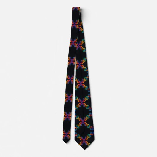 Trendy Rainbow Double Helix DNA Necktie  ネクタイ (裏面)