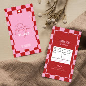 Trendy Retro Pink Clothing Boutique Price Hang Tag