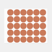 Trendy Rustic Copper - Labels ラベル (シート)