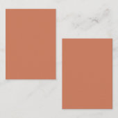Trendy Rustic Copper - Note Card ノートカード (正面/裏面)