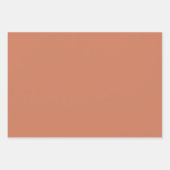 Trendy Rustic Copper - Wrapping Paper Sheets Set ラッピングペーパーシート (正面2)