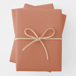 Trendy Rustic Copper - Wrapping Paper Sheets Set ラッピングペーパーシート