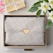 Trendy rustic tartan Brown pattern Modern tone 薄葉紙