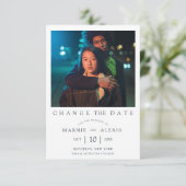 Trendy Simple Postponed Wedding Photo Instant (スタンド正面)