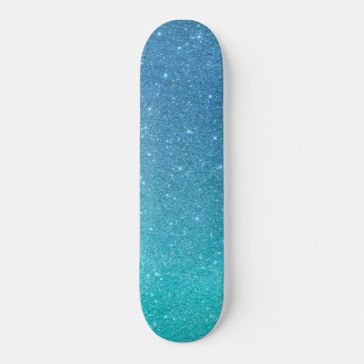 trendy skateboard with glitter glitter スケートボード (正面)