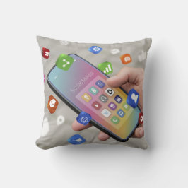 Trendy Social Media Design  クッション