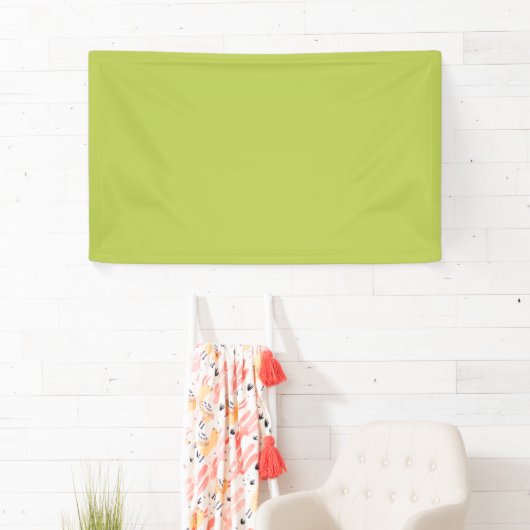 Trendy Soft Chartreuse Banner 横断幕 (インサイチュ)