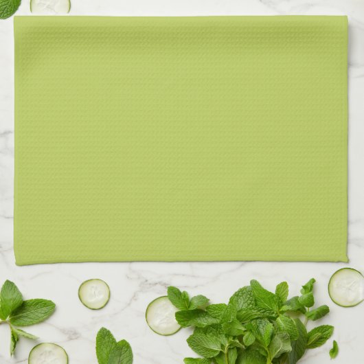 Trendy Soft Chartreuse Kitchen Towel キッチンタオル (折り畳み)