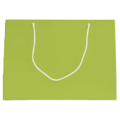 Trendy Soft Chartreuse Large Gift Bag ラージペーパーバッグ (正面)