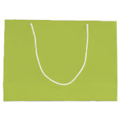Trendy Soft Chartreuse Large Gift Bag ラージペーパーバッグ (裏面)