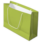 Trendy Soft Chartreuse Large Gift Bag ラージペーパーバッグ (正面アングル)