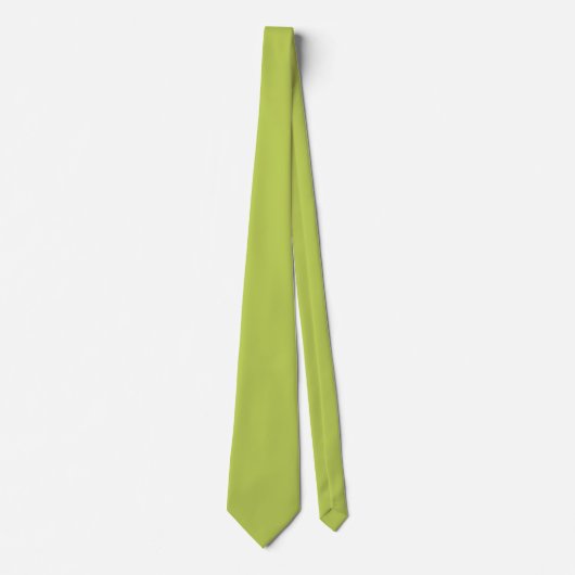 Trendy Soft Chartreuse Neck Tie ネクタイ (正面)