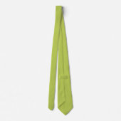 Trendy Soft Chartreuse Neck Tie ネクタイ (裏面)