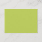 Trendy Soft Chartreuse Note Card ノートカード (裏面)