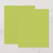 Trendy Soft Chartreuse Paper Sheets (正面/裏面)