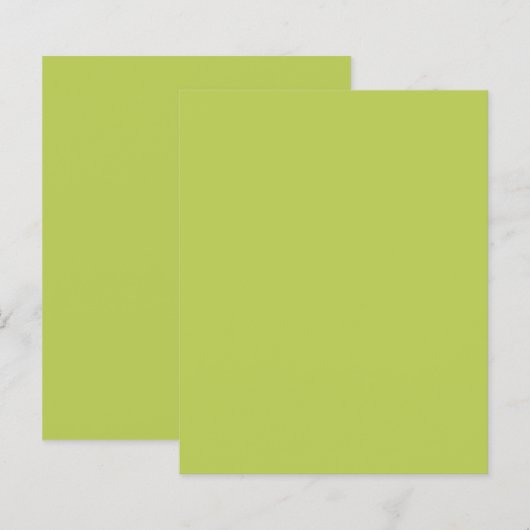 Trendy Soft Chartreuse Paper Sheets (正面/裏面)