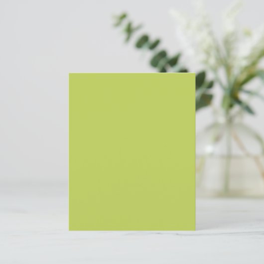 Trendy Soft Chartreuse Paper Sheets (スタンド正面)