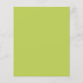 Trendy Soft Chartreuse Paper Sheets (裏面)