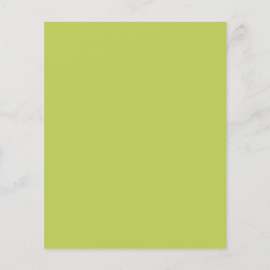 Trendy Soft Chartreuse Paper Sheets (裏面)