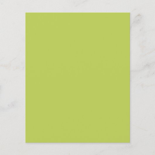 Trendy Soft Chartreuse Paper Sheets (正面)