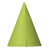 Trendy Soft Chartreuse Party Hat パーティーハット (裏面)