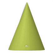Trendy Soft Chartreuse Party Hat パーティーハット (左)