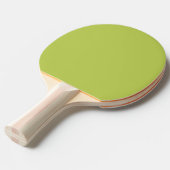 Trendy Soft Chartreuse Ping Pong Paddle 卓球ラケット (正面アングル)