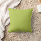 Trendy Soft Chartreuse Throw Pillow クッション (ブランケット)