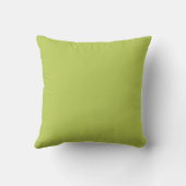 Trendy Soft Chartreuse Throw Pillow クッション (裏面)