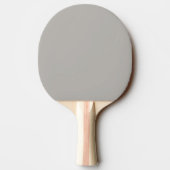 Trendy Soft Gray-Beige  Custom Ping Pong Paddle 卓球ラケット (裏面)