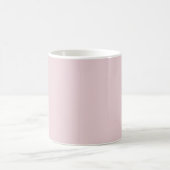 Trendy Soft Pastel Pink - Coffee Mug コーヒーマグカップ (中央)