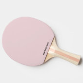 Trendy Soft Pastel Pink -  Custom Ping Pong Paddle 卓球ラケット (横)