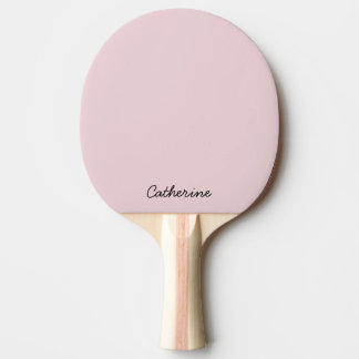 Trendy Soft Pastel Pink Custom Ping Pong Paddle 卓球ラケット